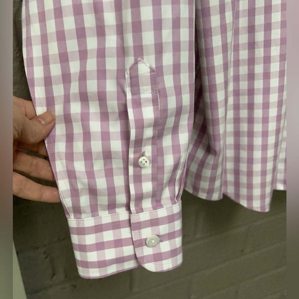 L.L Bean Check Print Button Down Xl - image 4